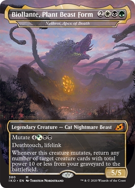 Nethroi, Apex of Death - Biollante, Plant Beast Form Ikoria- Lair of Behemoths Godzilla Frame